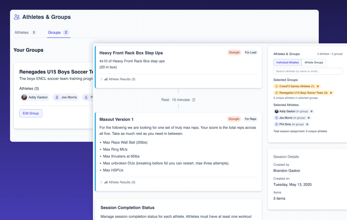ProgramRX Groups Interface