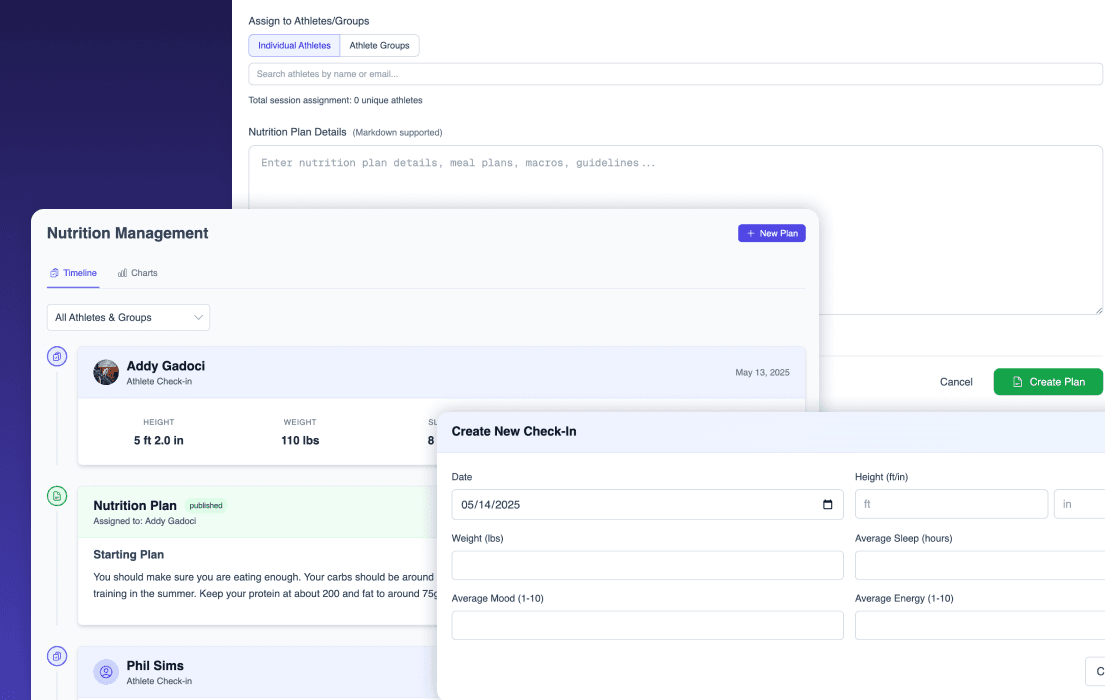 ProgramRX Nutrition Interface